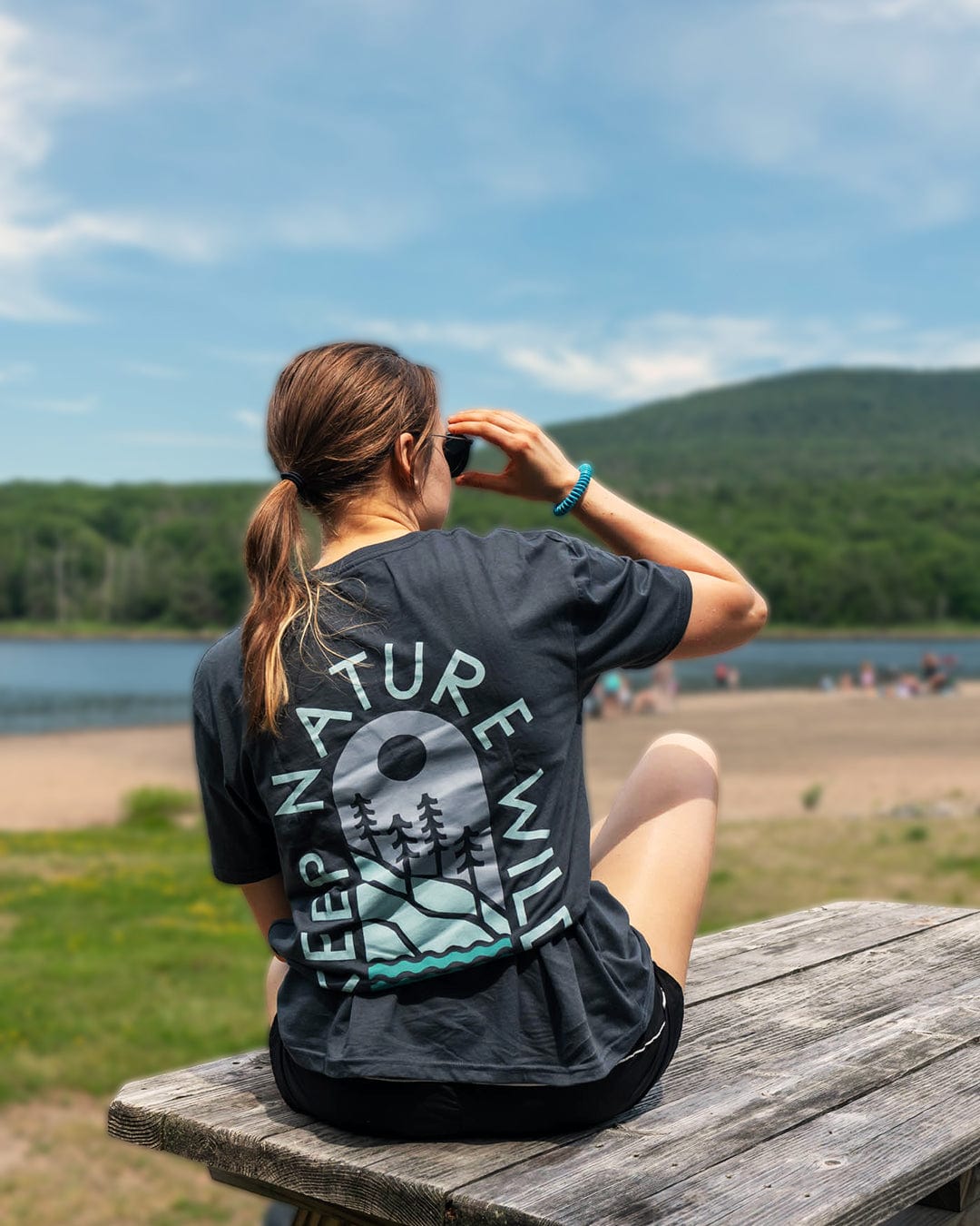 Keep Nature Wild Tee Mountainside Unisex Tee | Coal