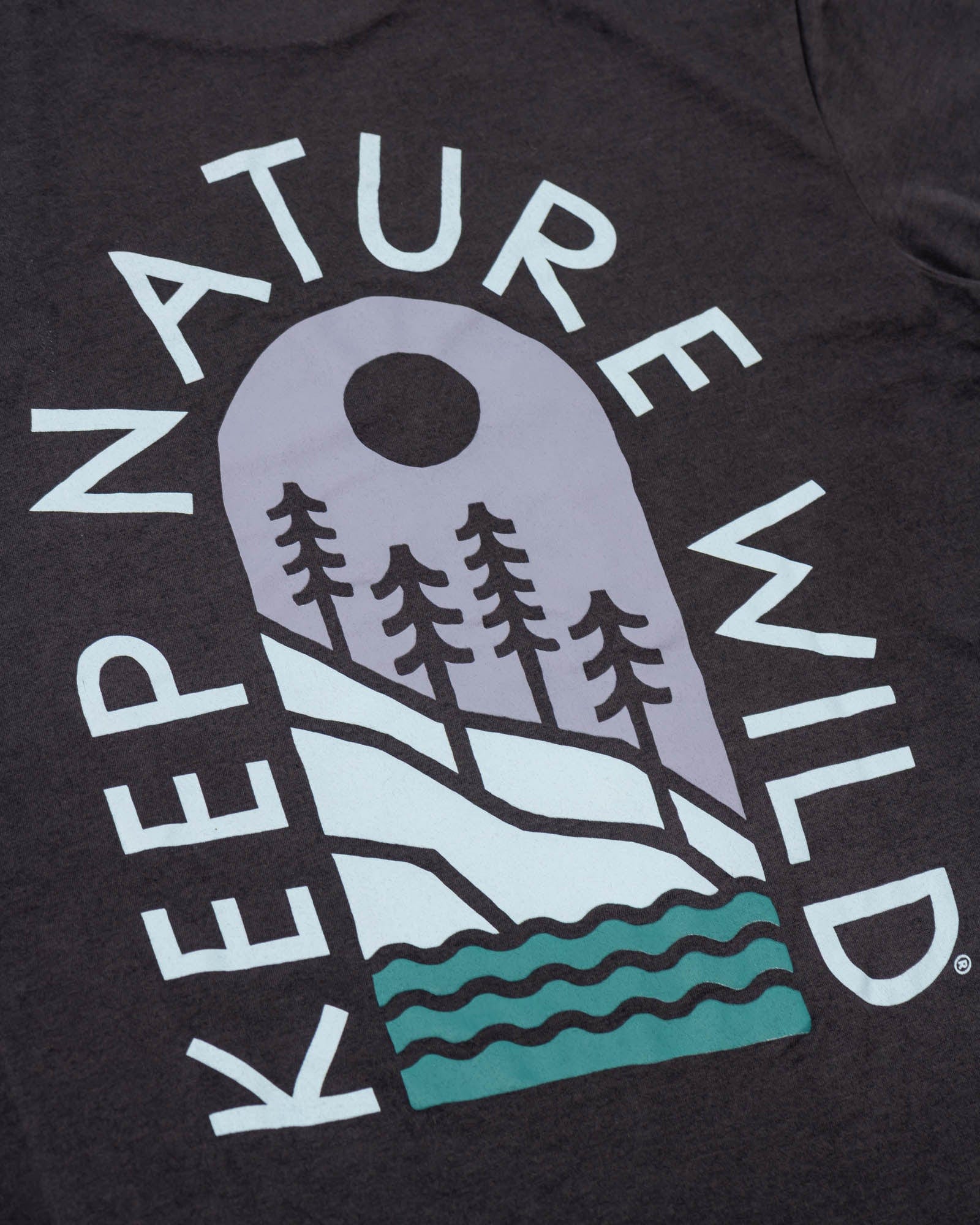 Keep Nature Wild Tee Mountainside Unisex Tee | Coal