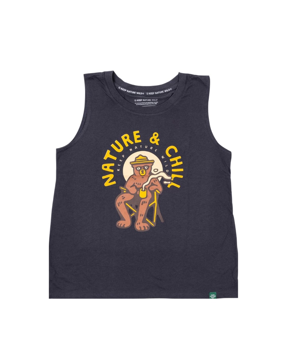 Keep Nature Wild Tank Nature & Chill Women's Muscle Tank | Coal