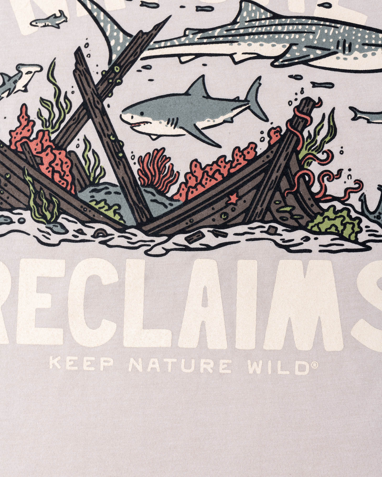 Keep Nature Wild Tee Nature Reclaims Unisex Tee | Heather Tan