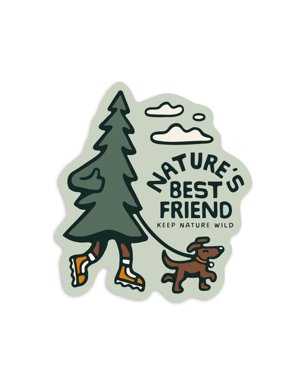 Keep Nature Wild Sticker Nature's Best Friend | Sticker