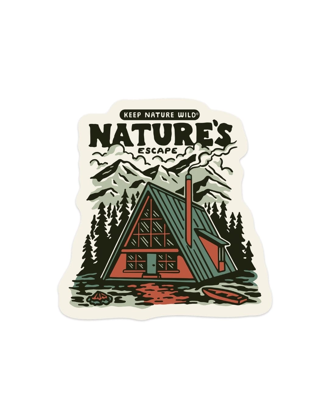 Keep Nature Wild Sticker Nature's Escape | Sticker