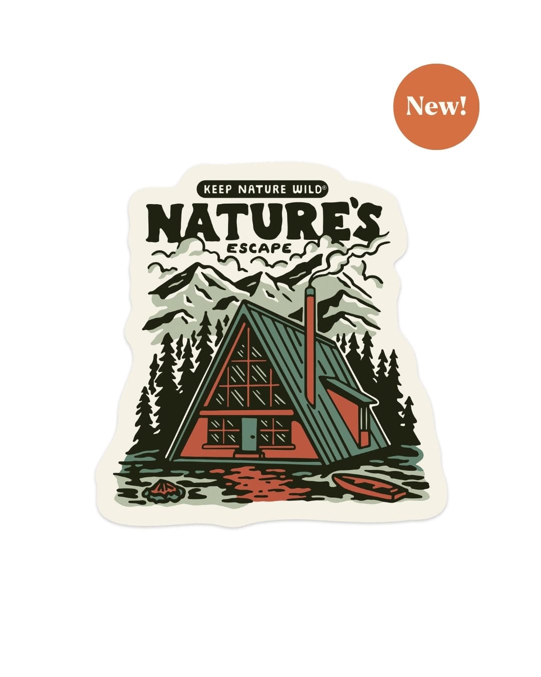 Keep Nature Wild Sticker Nature's Escape | Sticker