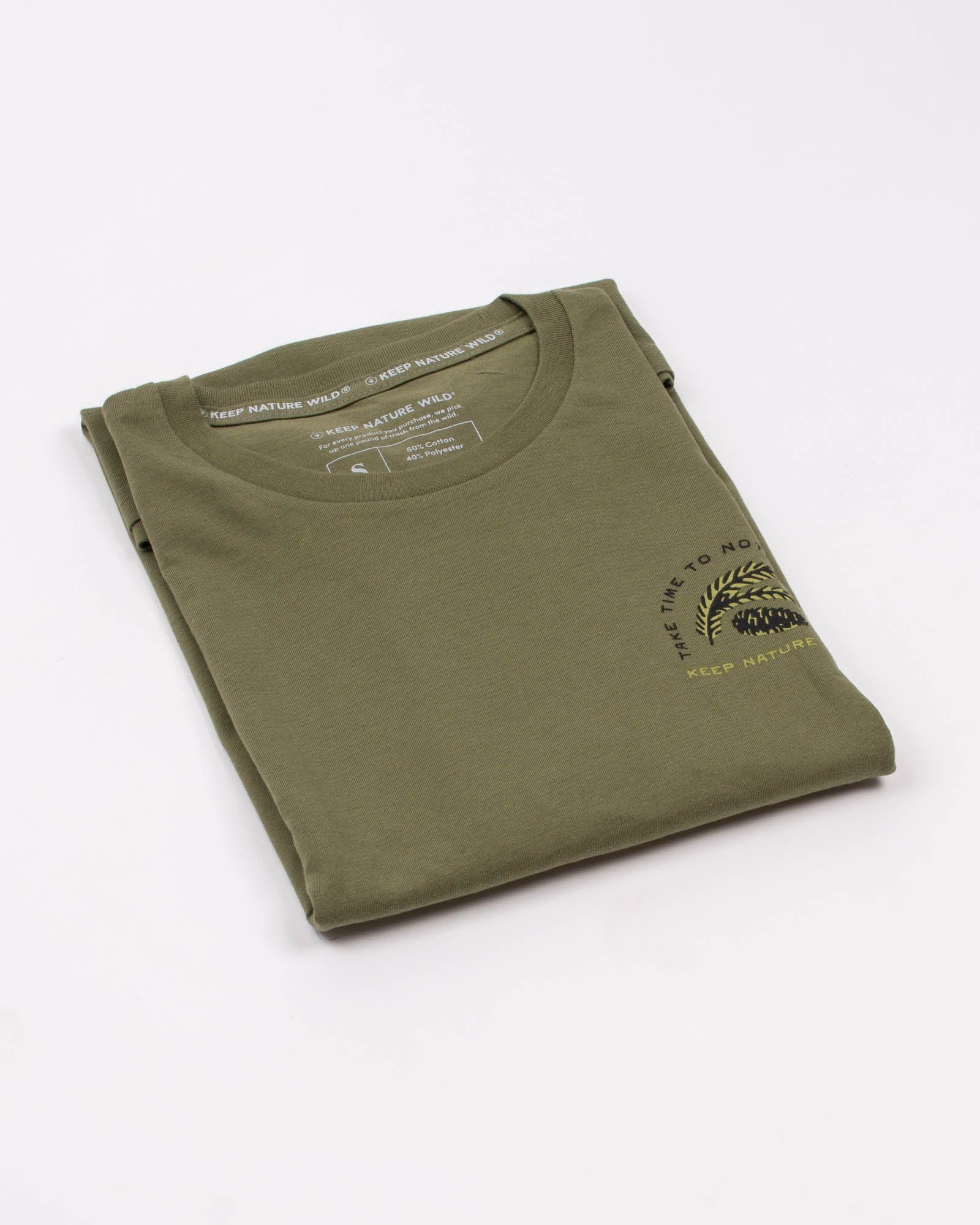 Keep Nature Wild Long Sleeve Nature Study Conifers Unisex Long Sleeve | Olive