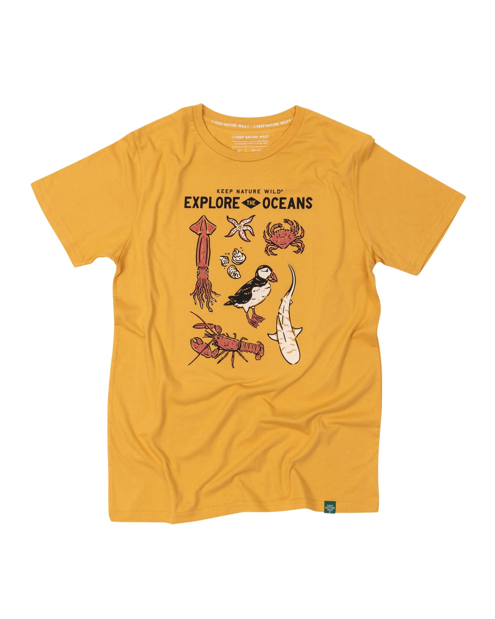 Keep Nature Wild Tee Nature Study East Coast Unisex Tee | Mustard