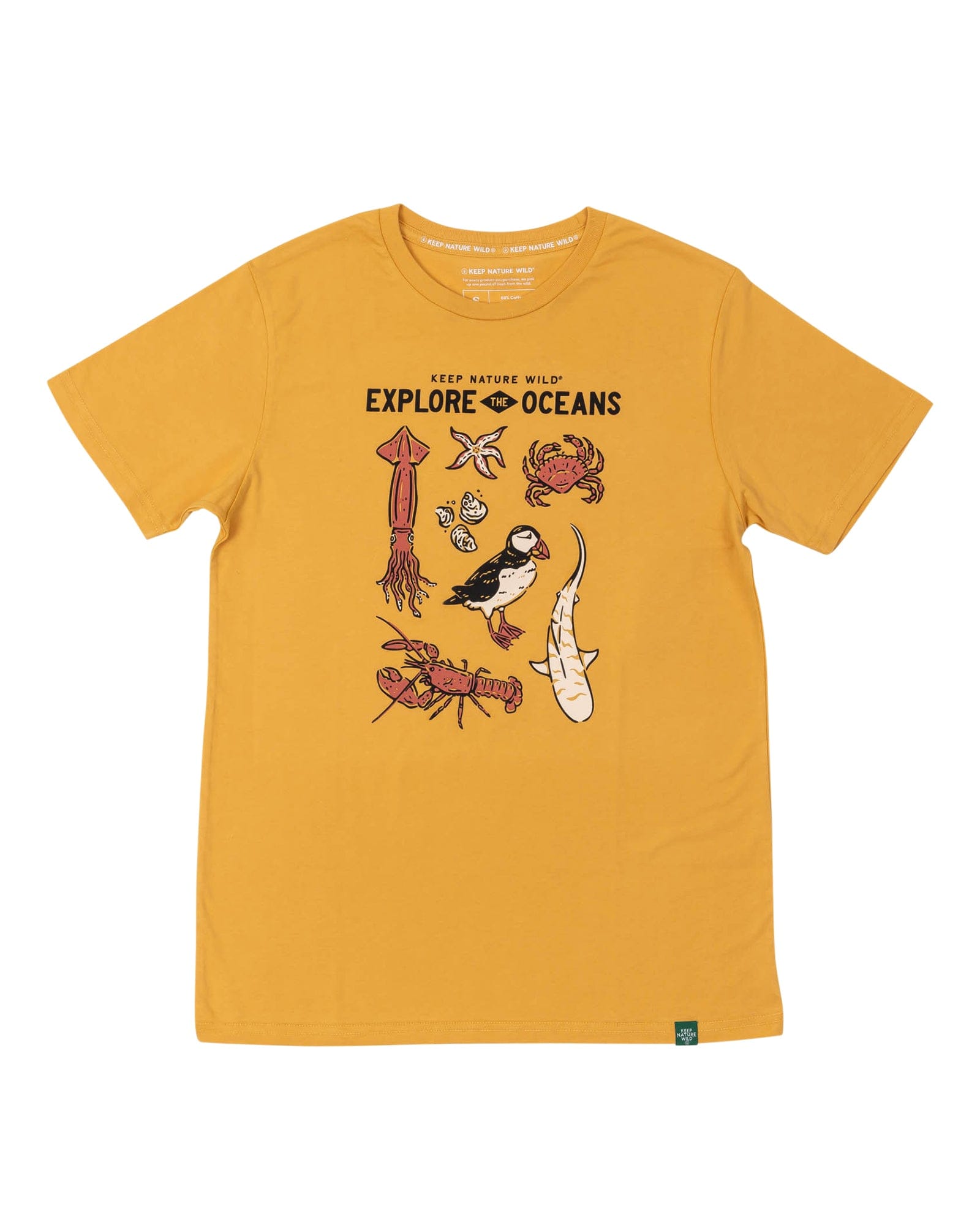 Keep Nature Wild Tee Nature Study East Coast Unisex Tee | Mustard