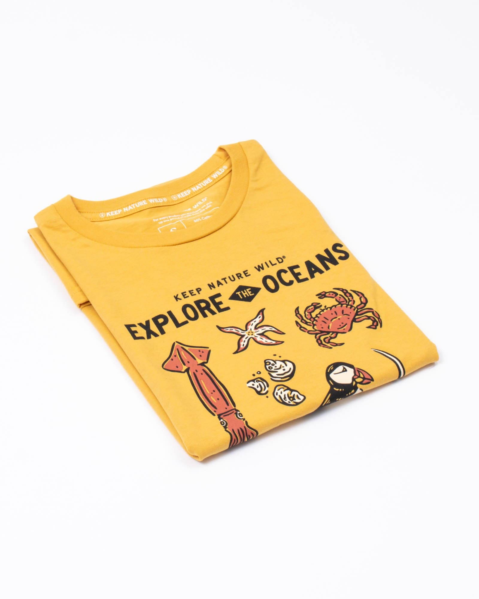 Keep Nature Wild Tee Nature Study East Coast Unisex Tee | Mustard