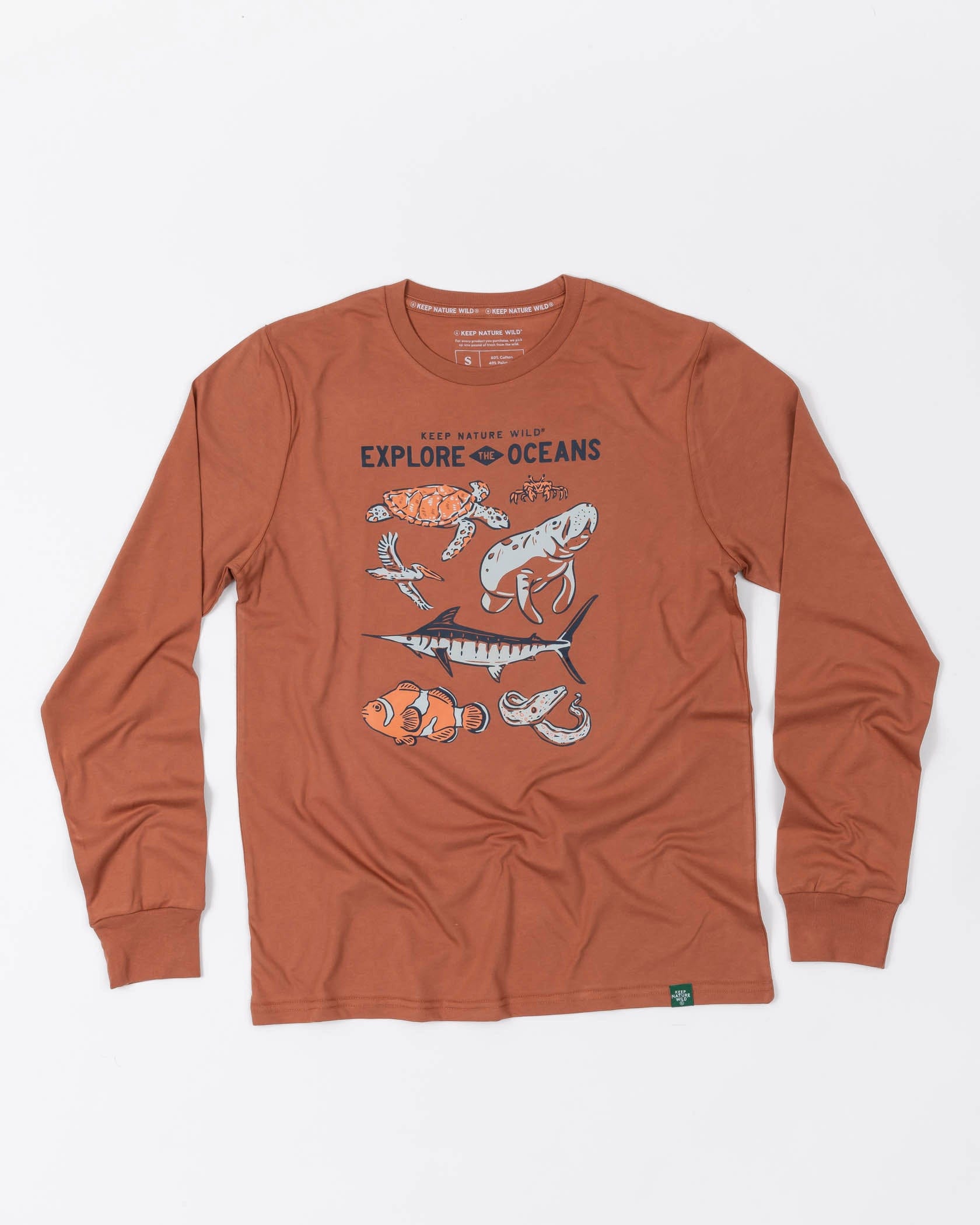 Keep Nature Wild Long Sleeve Nature Study Florida Unisex Long Sleeve Shirt | Redwood