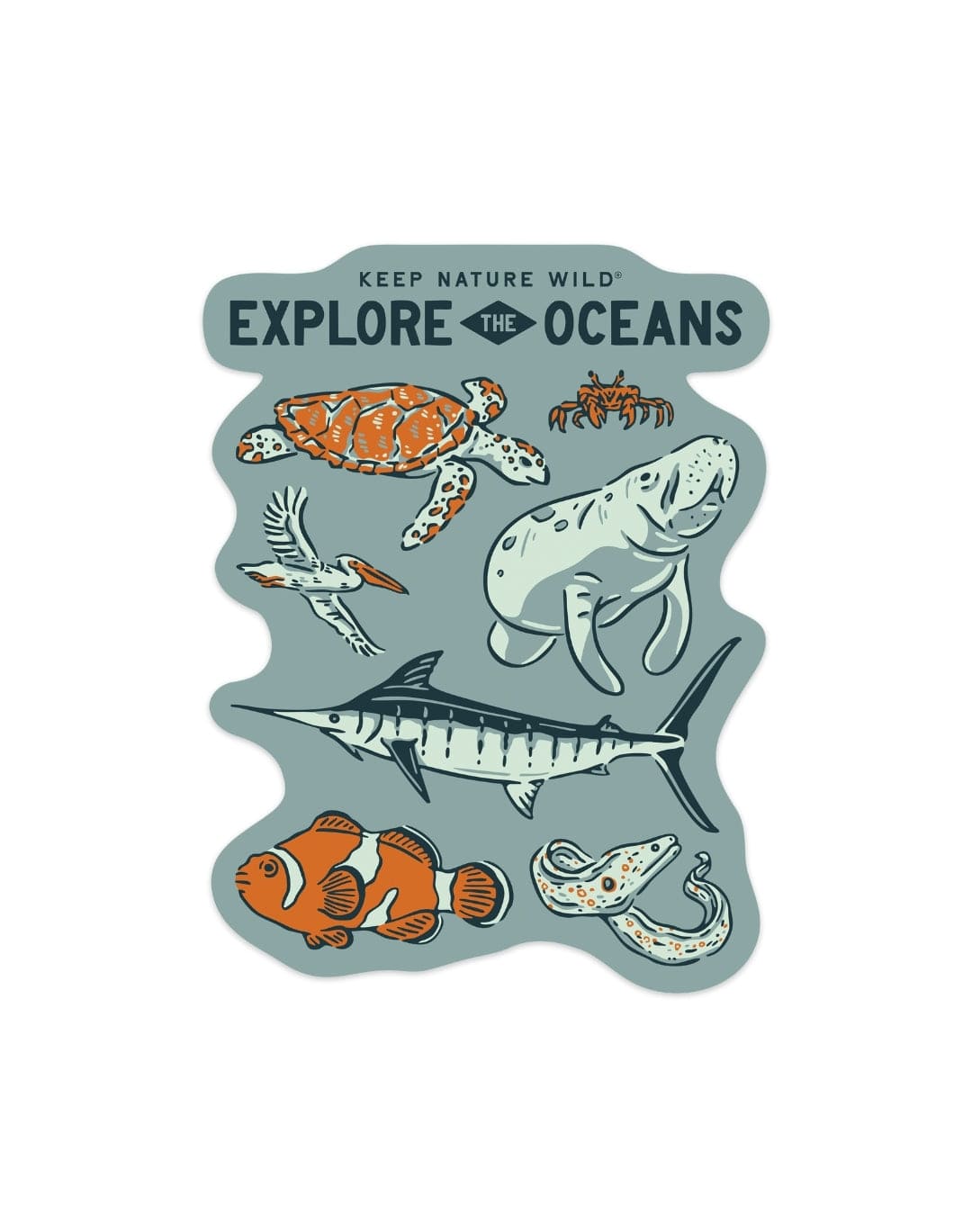 Keep Nature Wild Sticker Nature Study Florida Wildlife | Sticker