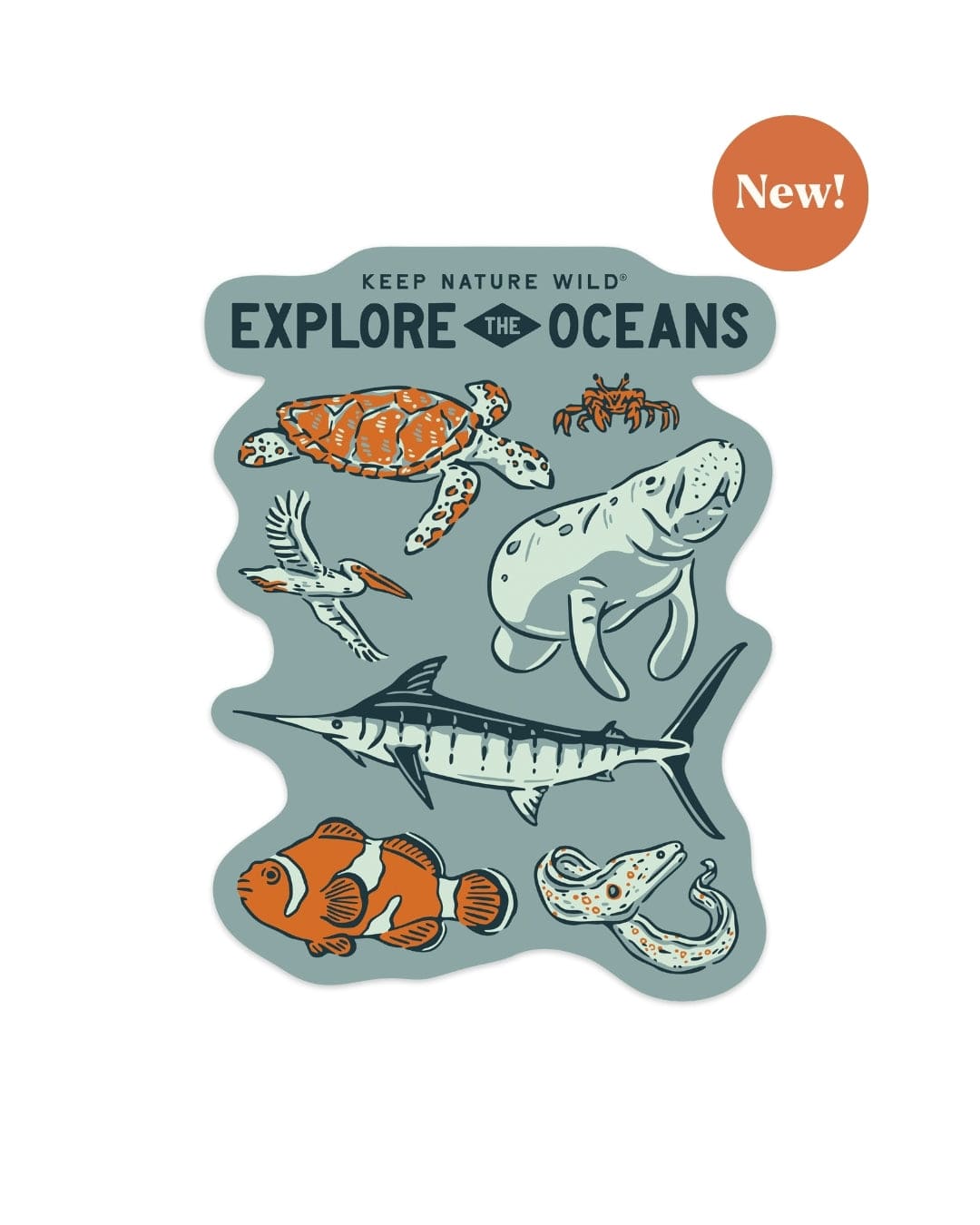 Keep Nature Wild Sticker Nature Study Florida Wildlife | Sticker