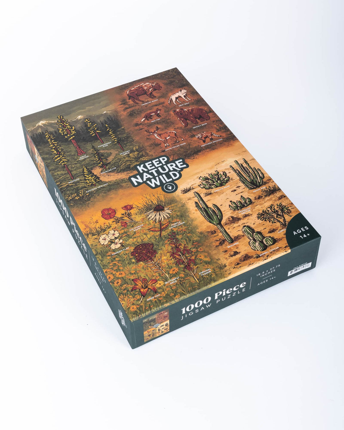 Keep Nature Wild Puzzle Nature Study Puzzle | 18.5 x 27.75" | 1000 Piece