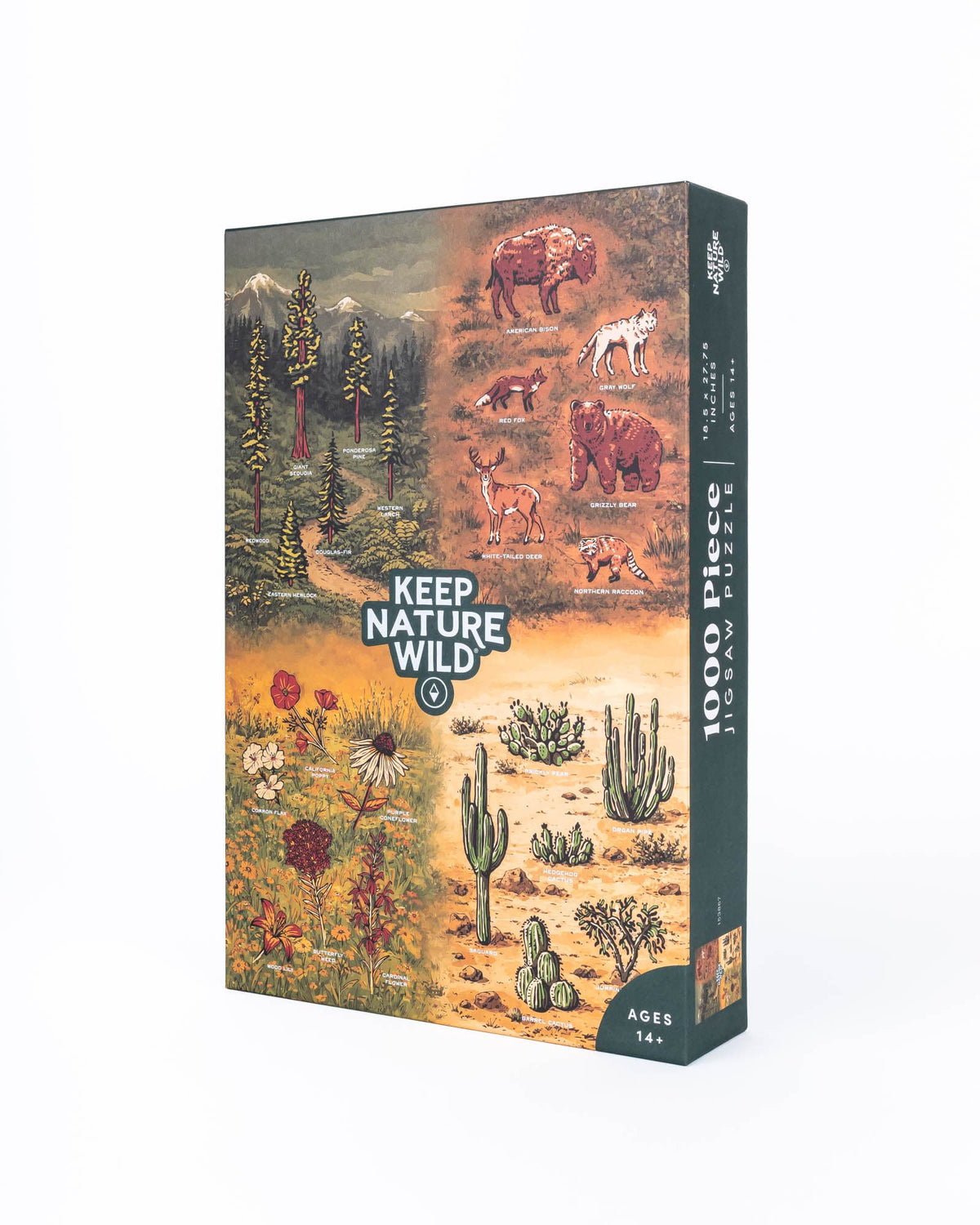 Keep Nature Wild Puzzle Nature Study Puzzle | 18.5 x 27.75" | 1000 Piece