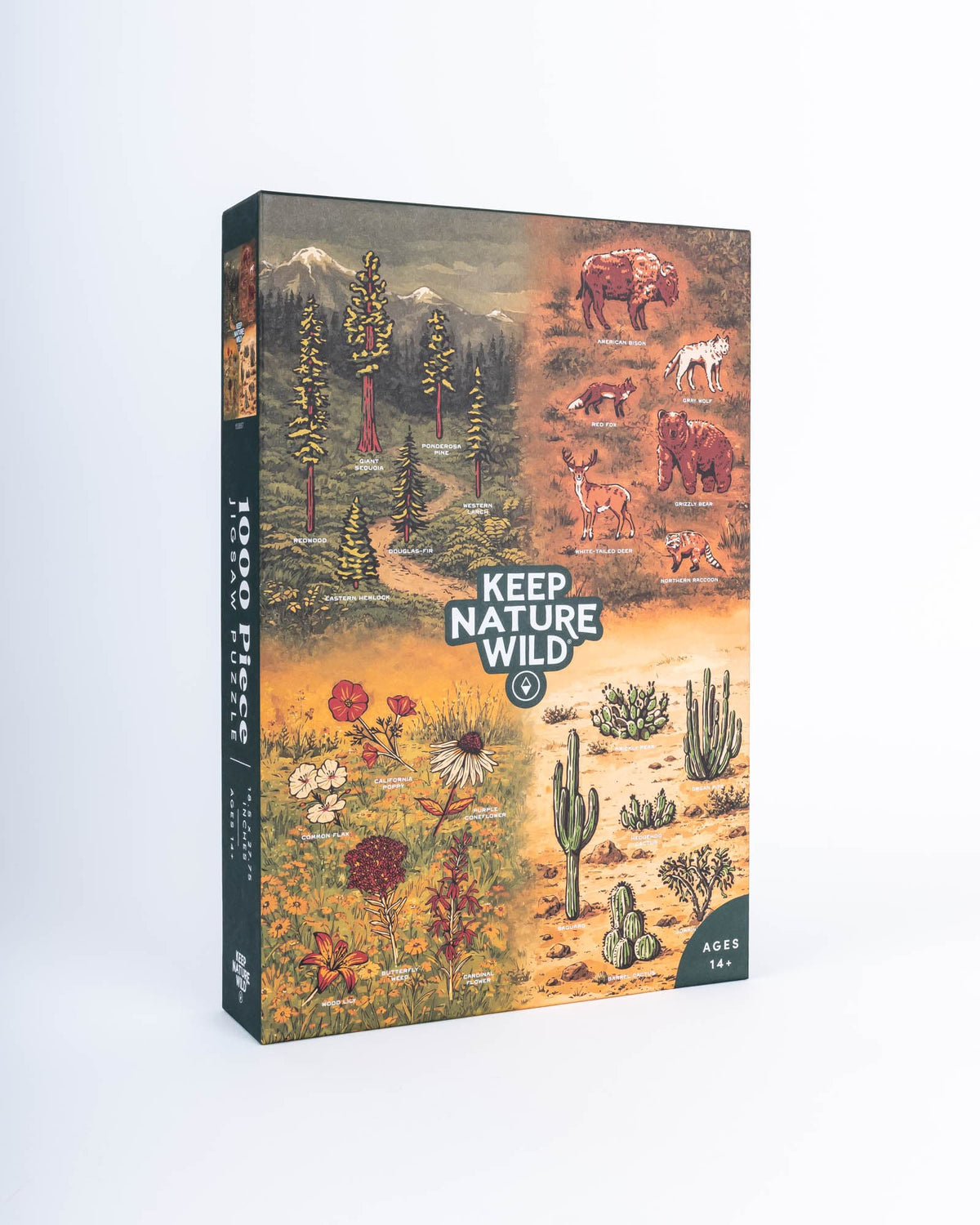 Keep Nature Wild Puzzle Nature Study Puzzle | 18.5 x 27.75" | 1000 Piece