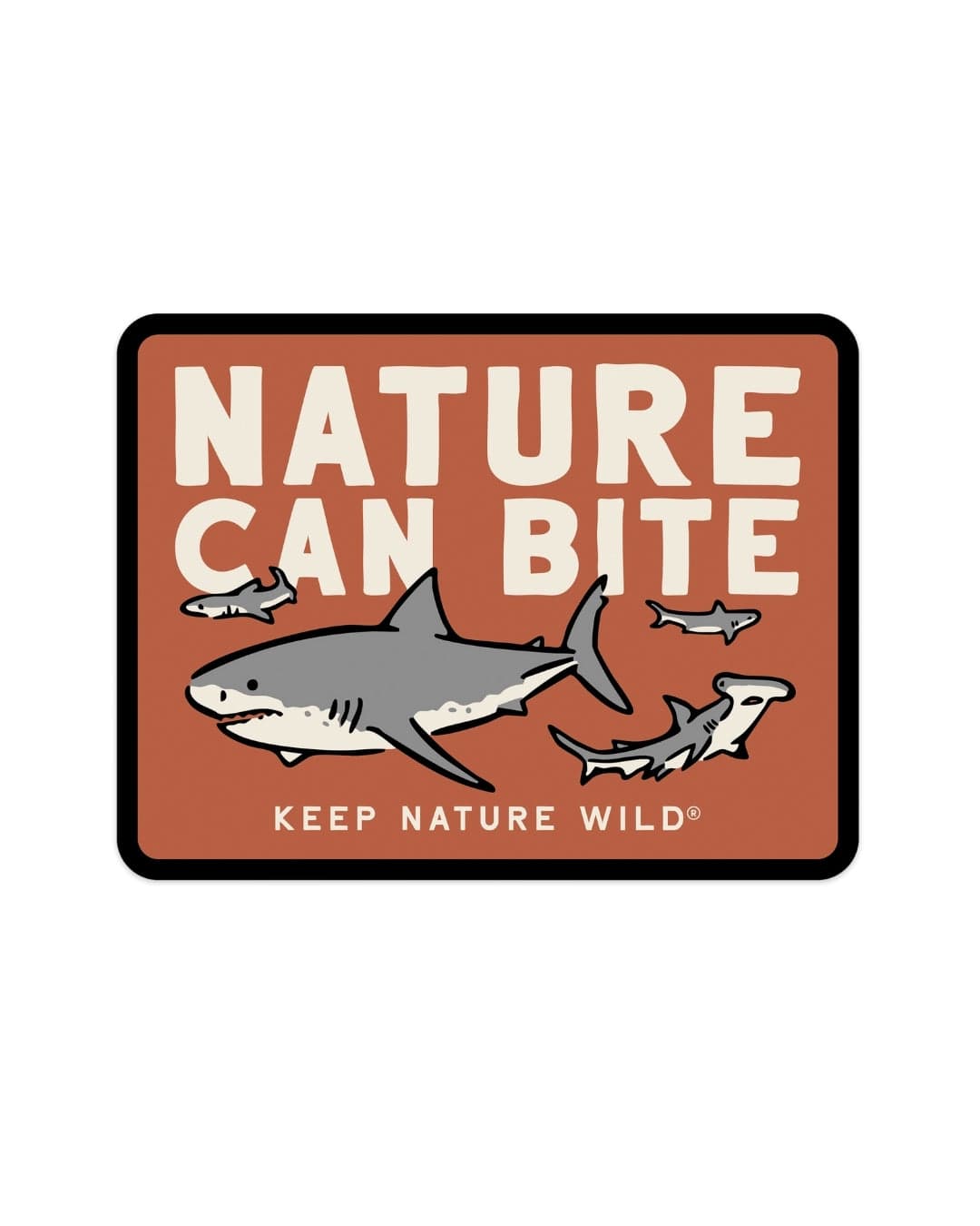 Keep Nature Wild Sticker Nature Study Sharks | Sticker