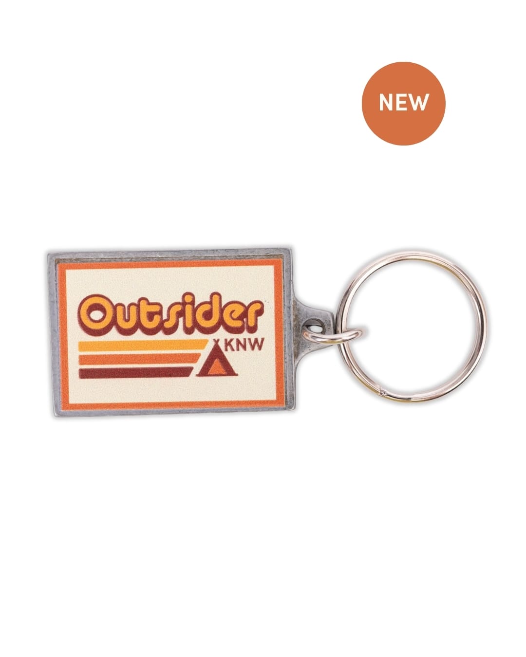 Keep Nature Wild Key Ring Outsider | Pewter Key Ring