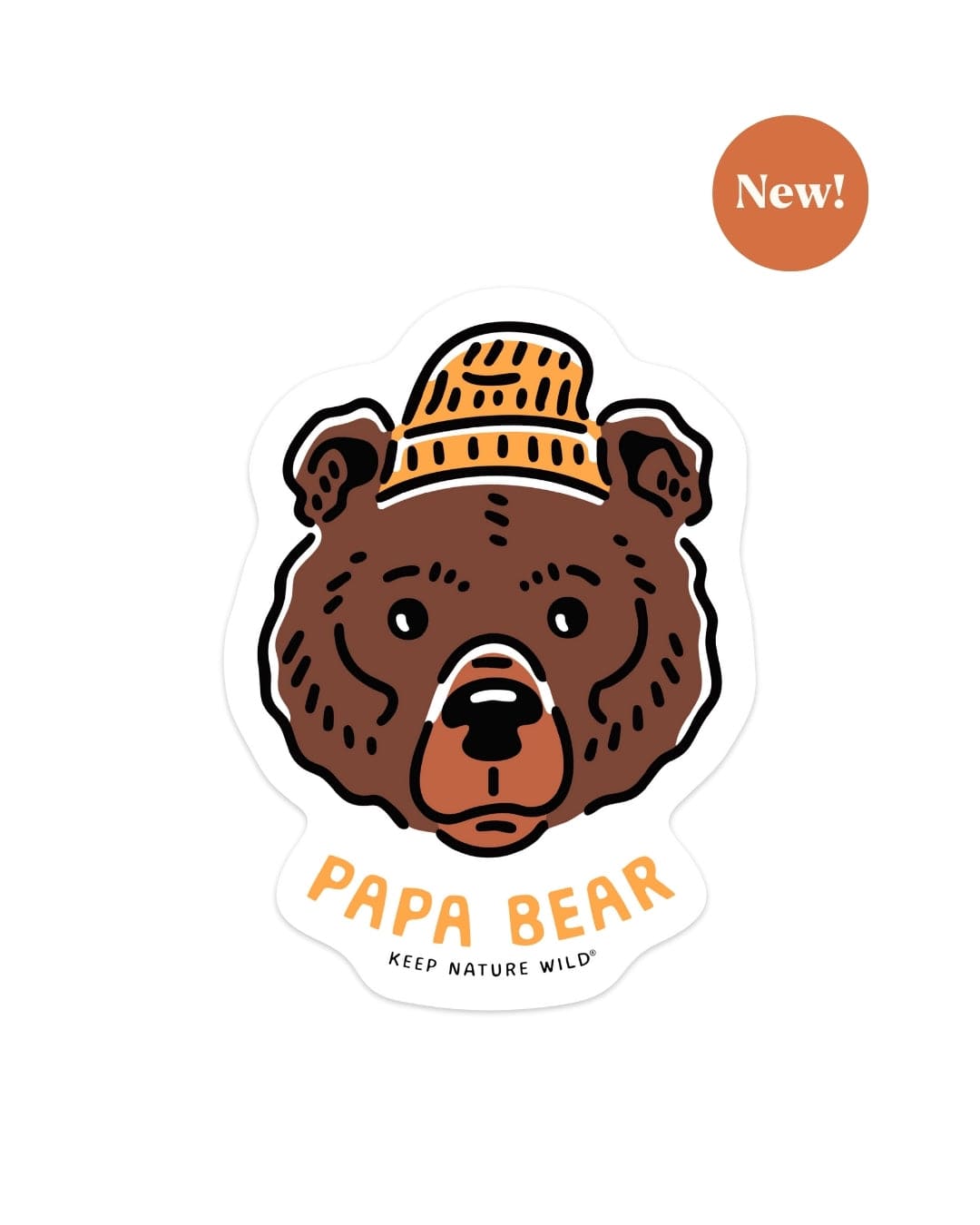 Keep Nature Wild Sticker Papa Bear | Sticker