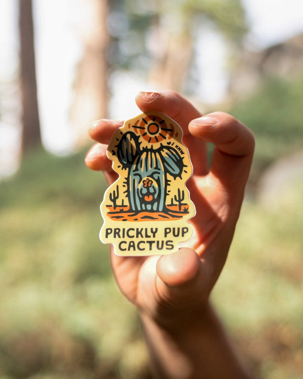 Prickly Pup Cactus Sticker | Keep Nature Wild