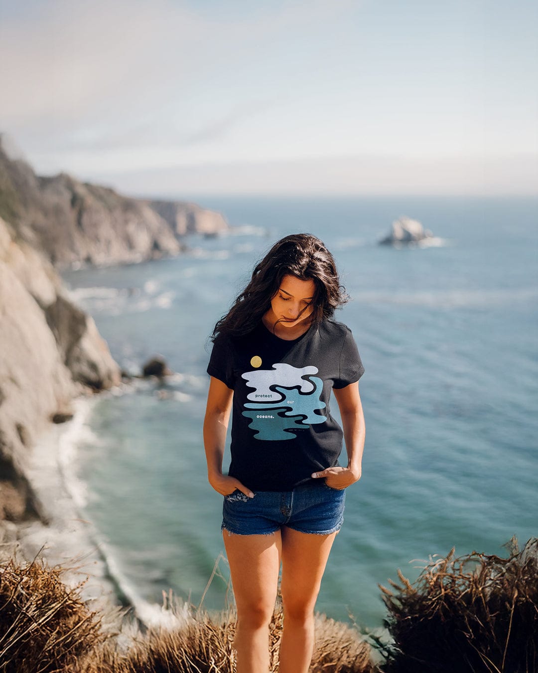 Keep Nature Wild Tee Protect Our Oceans Unisex Tee | Coal