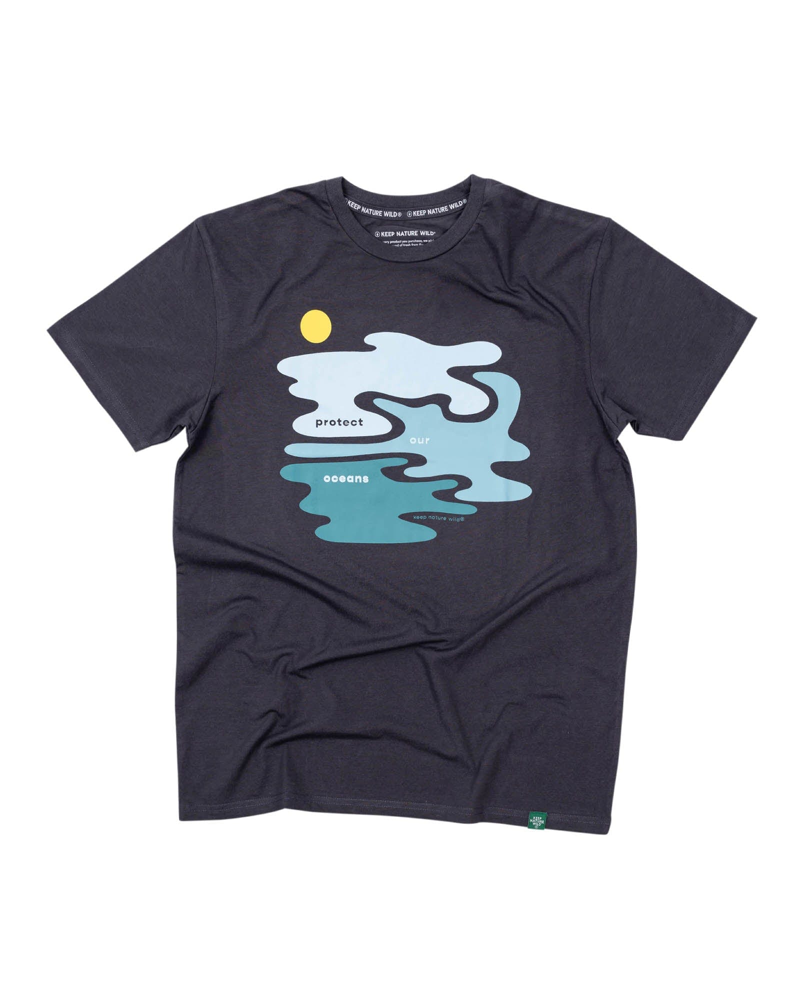 Keep Nature Wild Tee Protect Our Oceans Unisex Tee | Coal