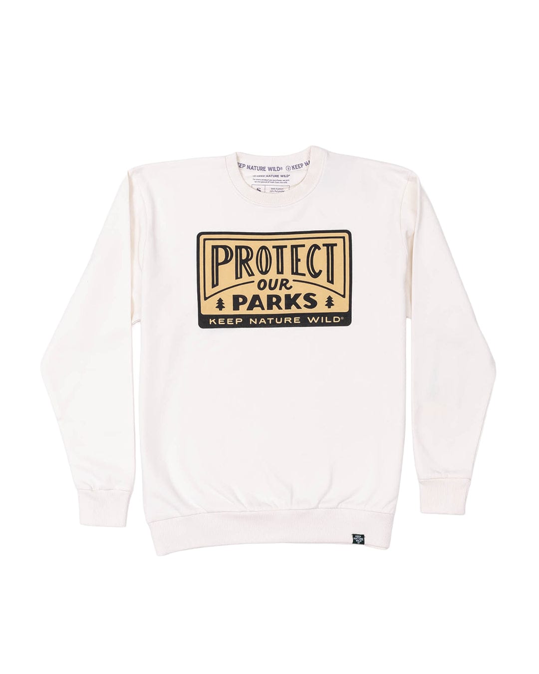 Keep Nature Wild Outerwear Protect Our Parks Crewneck Sweatshirt | Natural