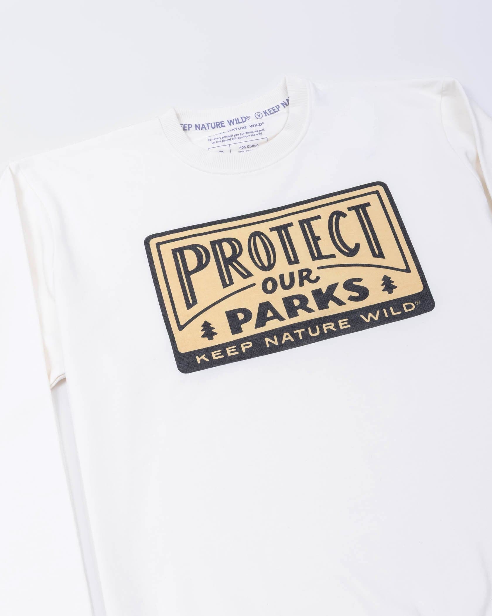 Keep Nature Wild Outerwear Protect Our Parks Crewneck Sweatshirt | Natural