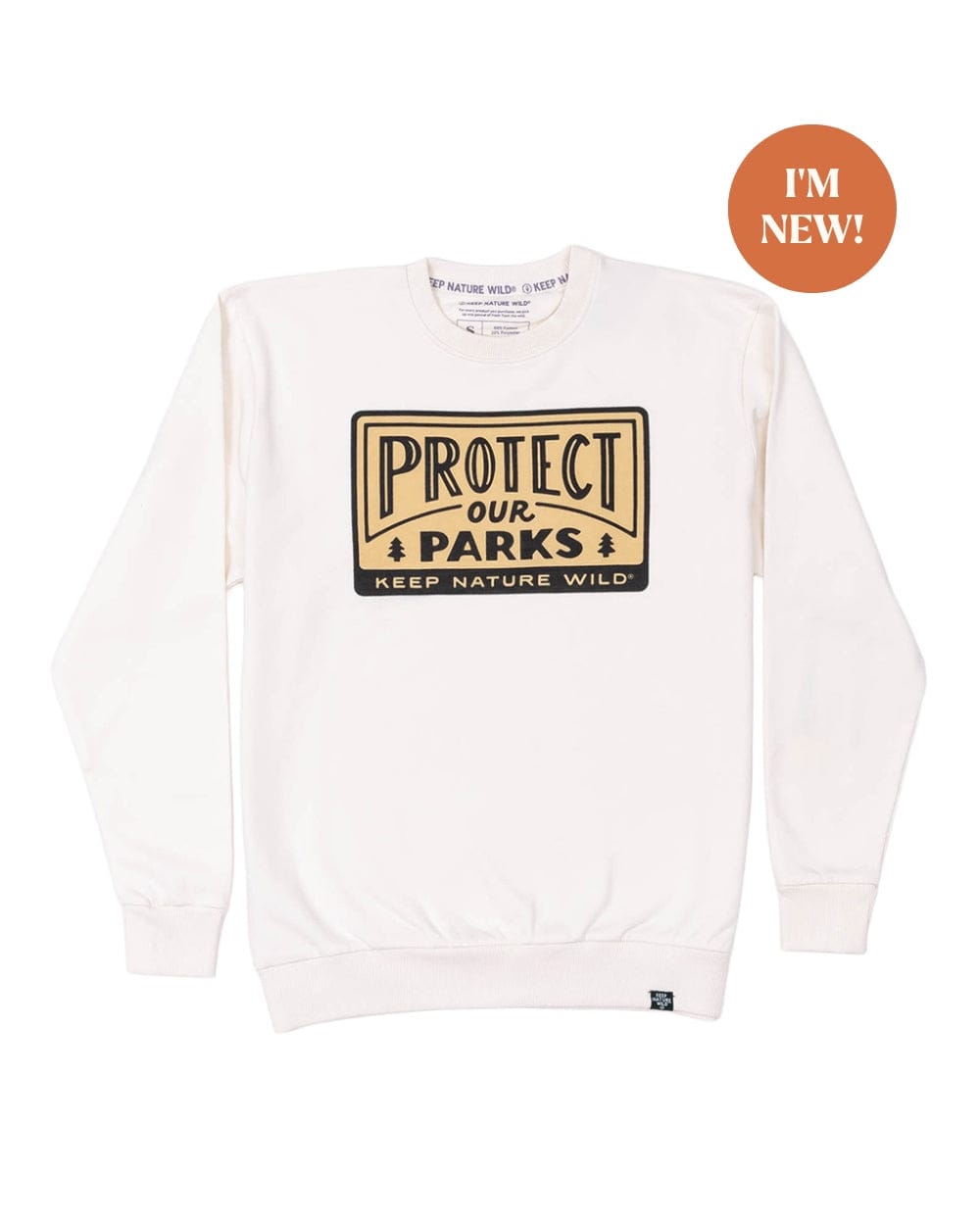 Keep Nature Wild Outerwear Protect Our Parks Crewneck Sweatshirt | Natural