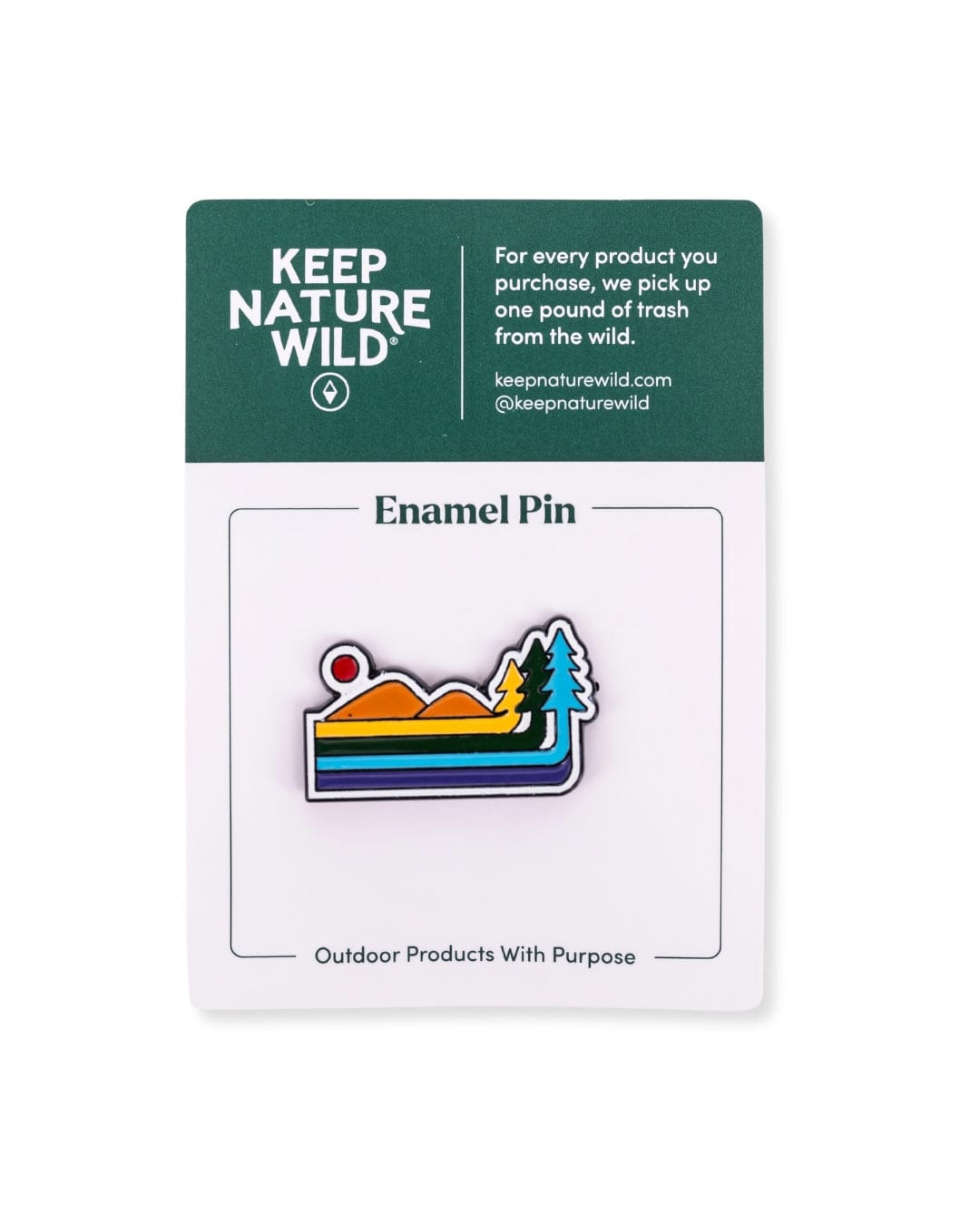 Keep Nature Wild Pin Retro Pride | Enamel Pin