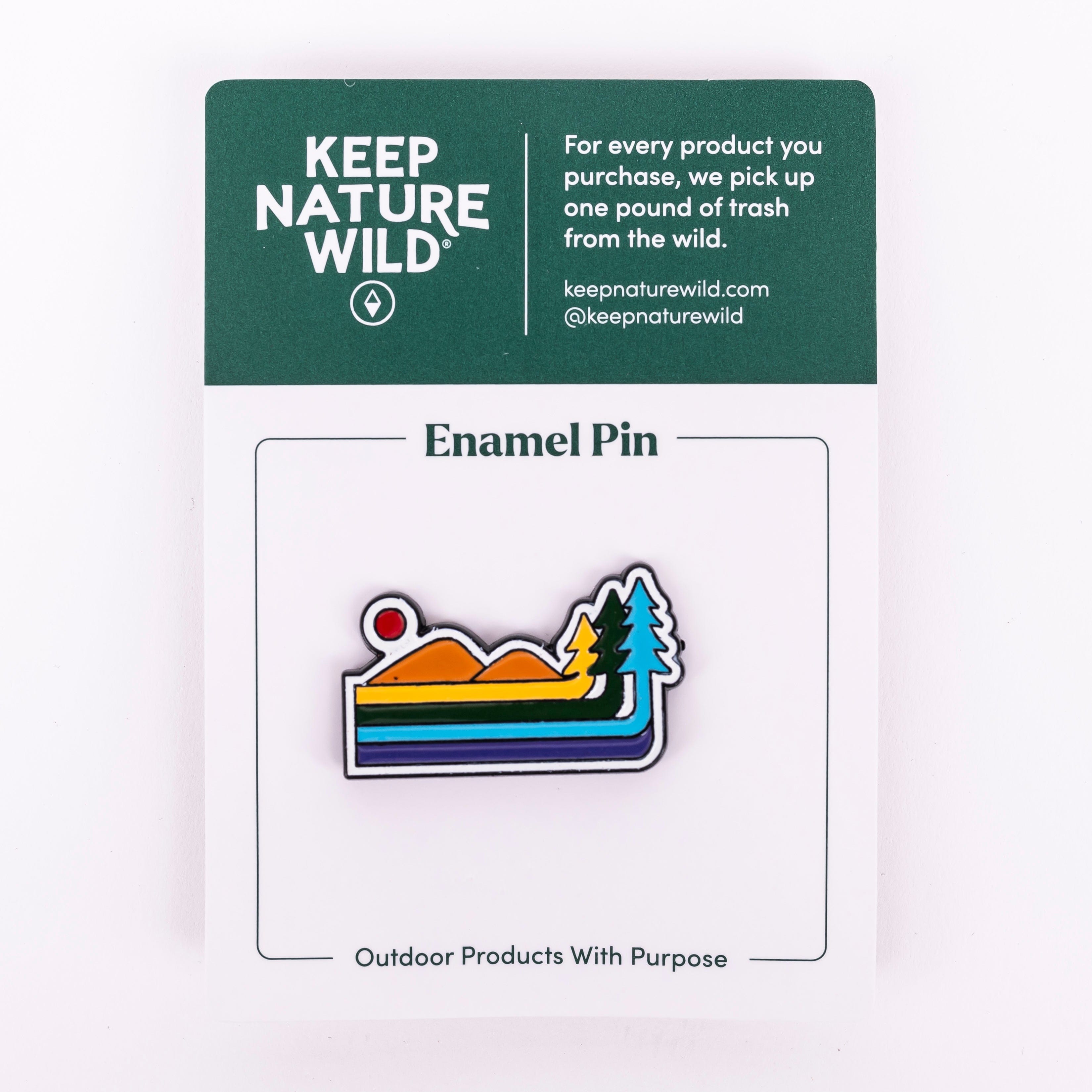 Keep Nature Wild Pin Retro Pride | Enamel Pin