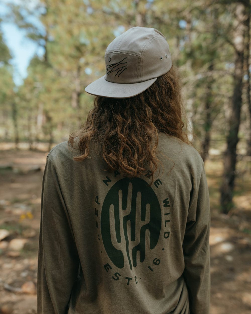 Keep Nature Wild Hat Rising Sun Camper Hat | Khaki