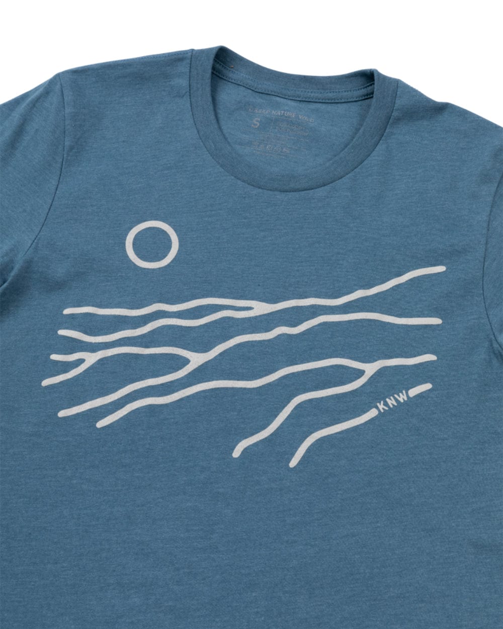 Keep Nature Wild Rising Sun Unisex Tee | Slate Blue