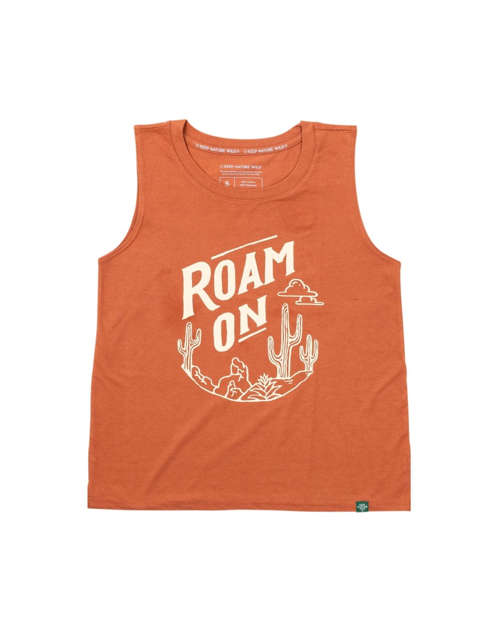 Keep Nature Wild Tank Roam On Women's Muscle Tank | Redwood