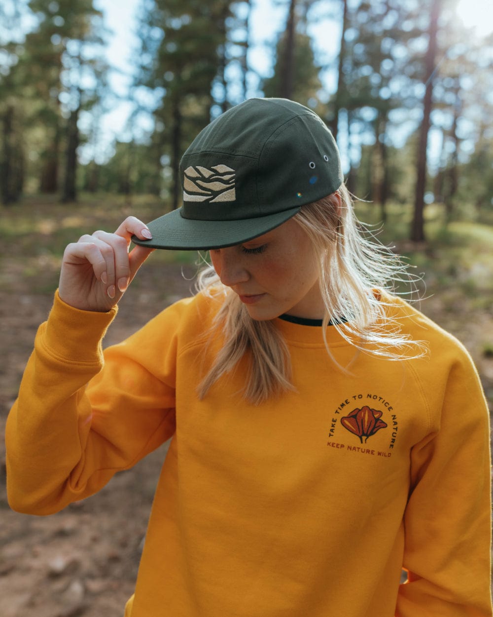 Keep Nature Wild Hat Roaming Ridgeline Camper Hat | Olive