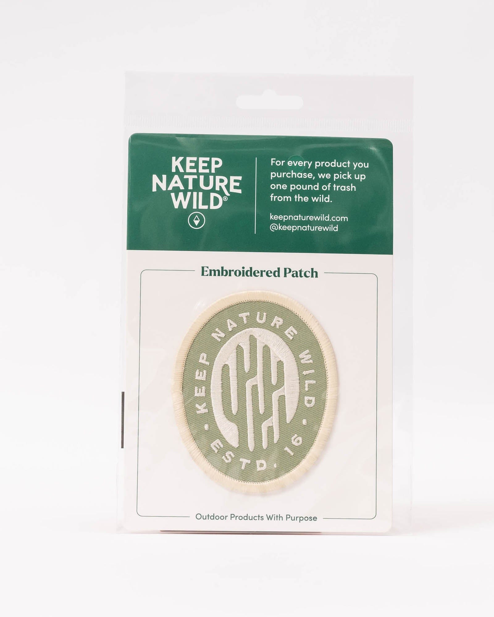 Keep Nature Wild Patch Saguaro Badge | Patch