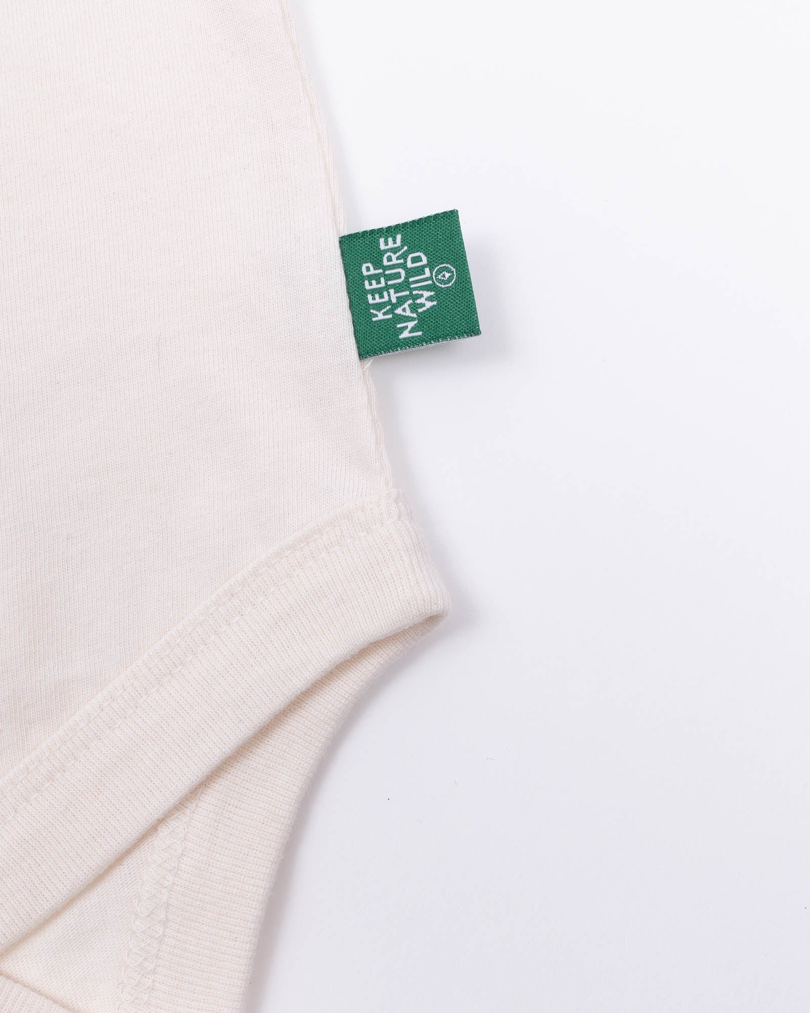 Keep Nature Wild Kids Say Yes to Adventure Baby Bodysuit | Heather Natural