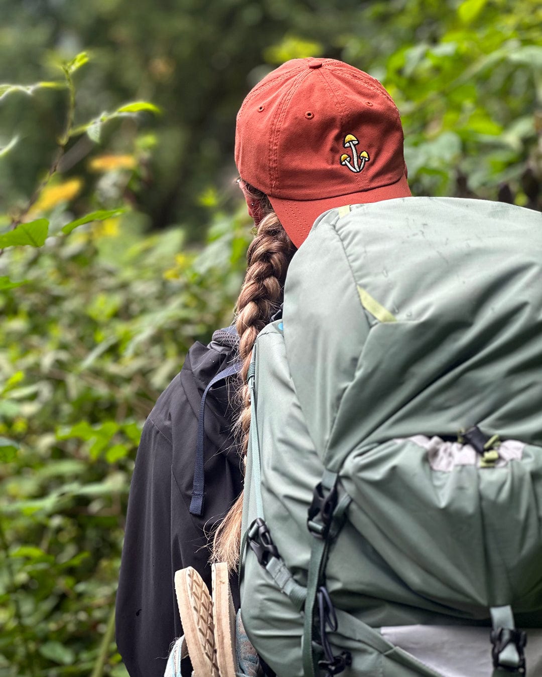 Keep Nature Wild Hat Shroom Dad Hat | Burnt Orange