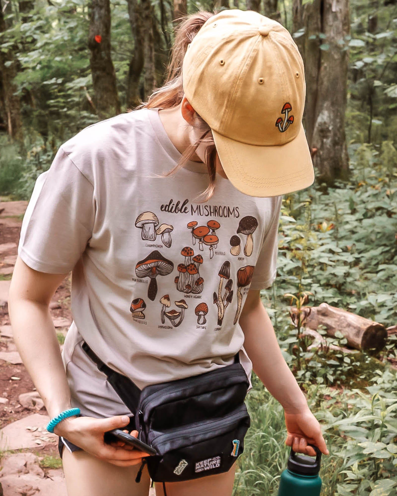 Keep Nature Wild Hat Shroom Dad Hat | Mustard
