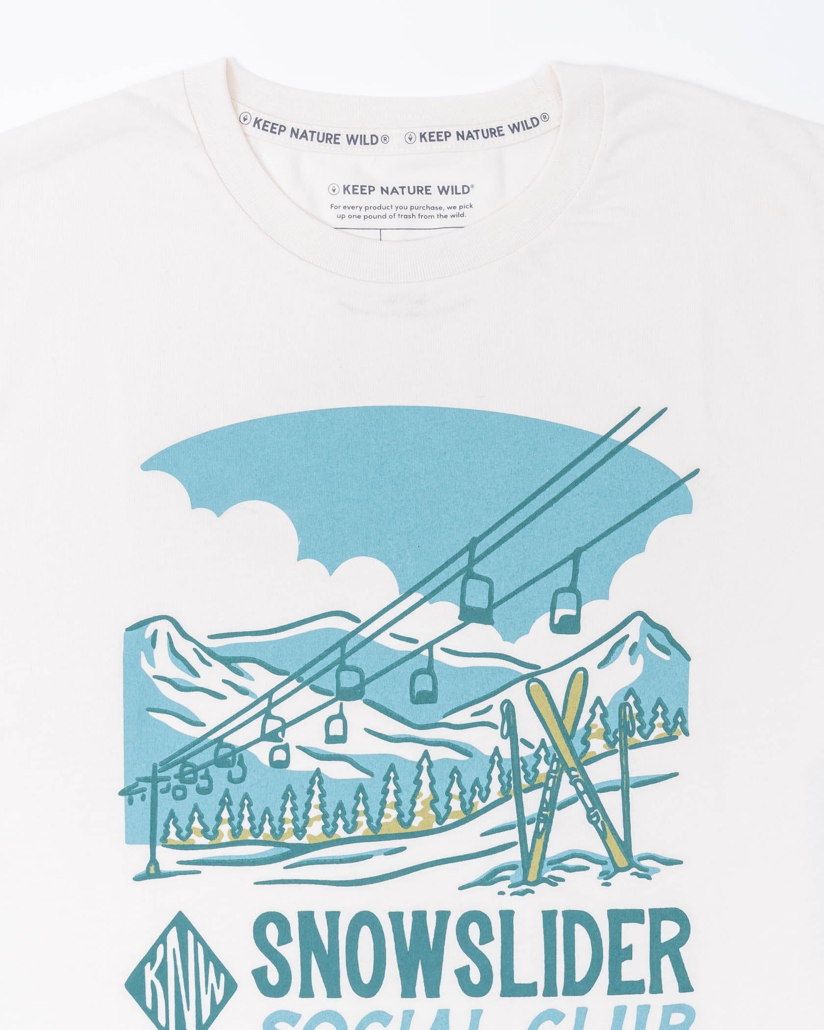 Keep Nature Wild Long Sleeve Snowslider Social Club Unisex Long Sleeve Shirt | Natural