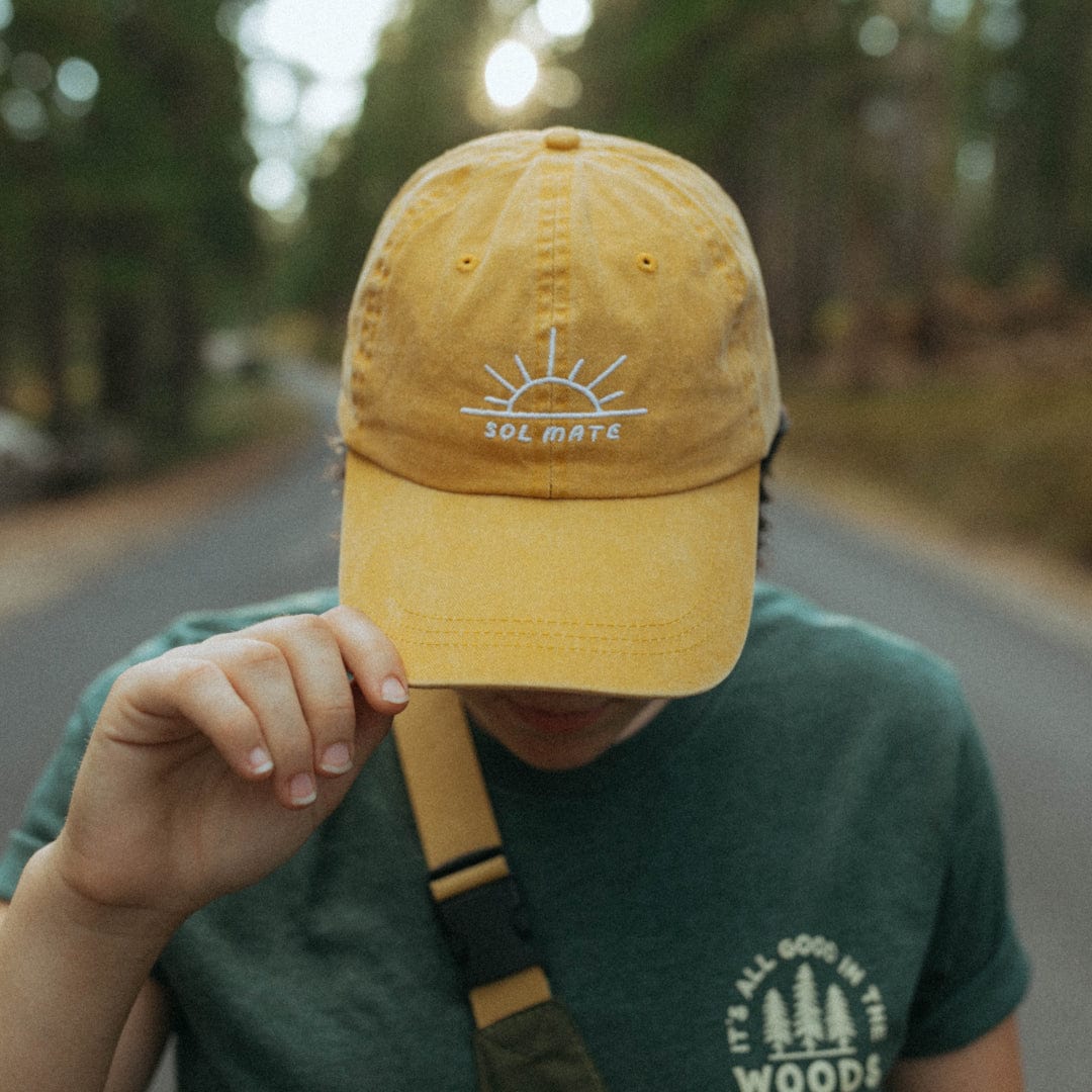 Keep Nature Wild Hat Sol Mate Dad Hat | Mustard
