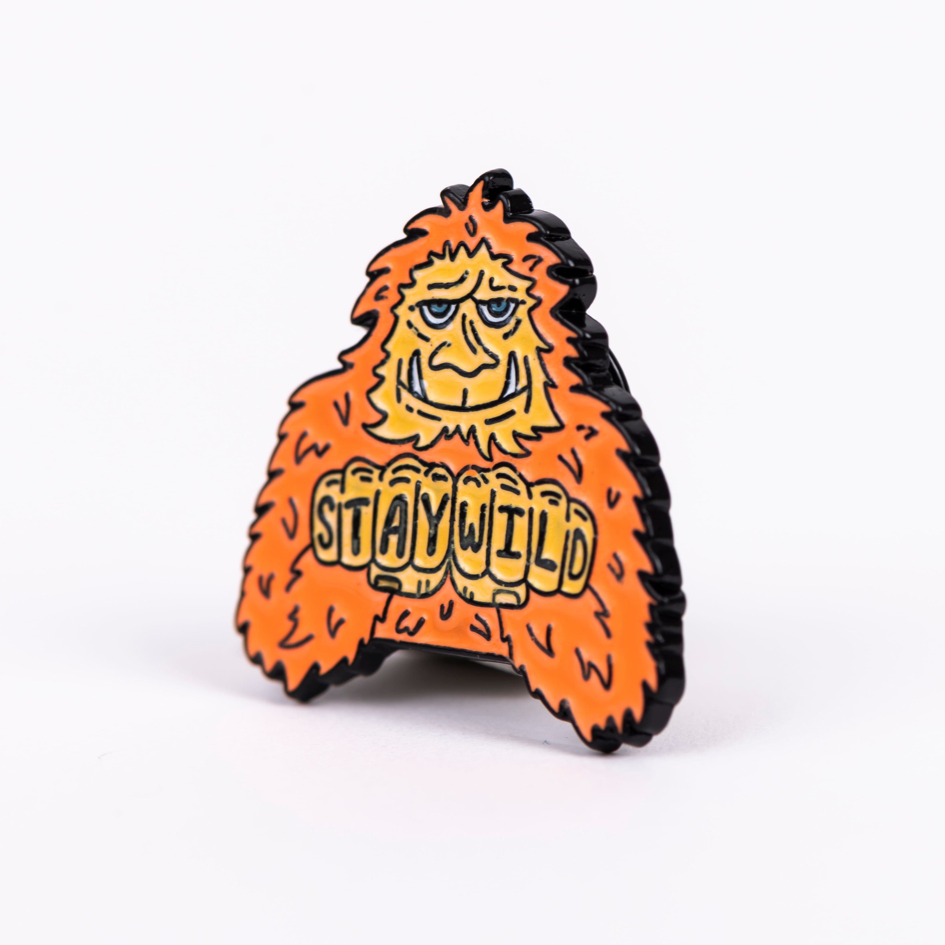 Keep Nature Wild Pin Squatch Life | Enamel Pin