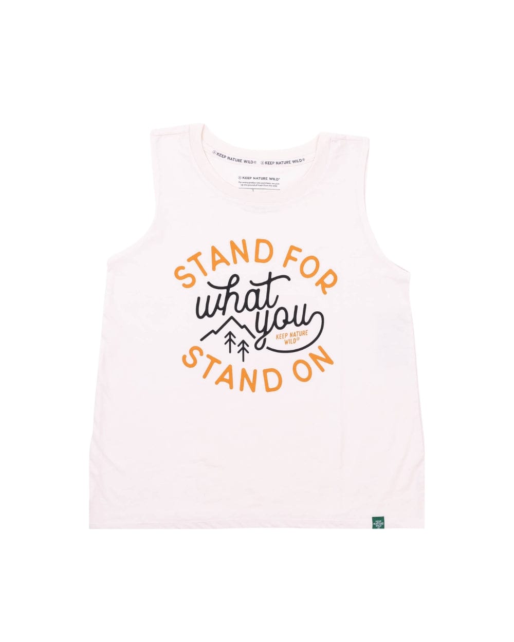 Keep Nature Wild Tank Stand For Women's Muscle Tank | Natural