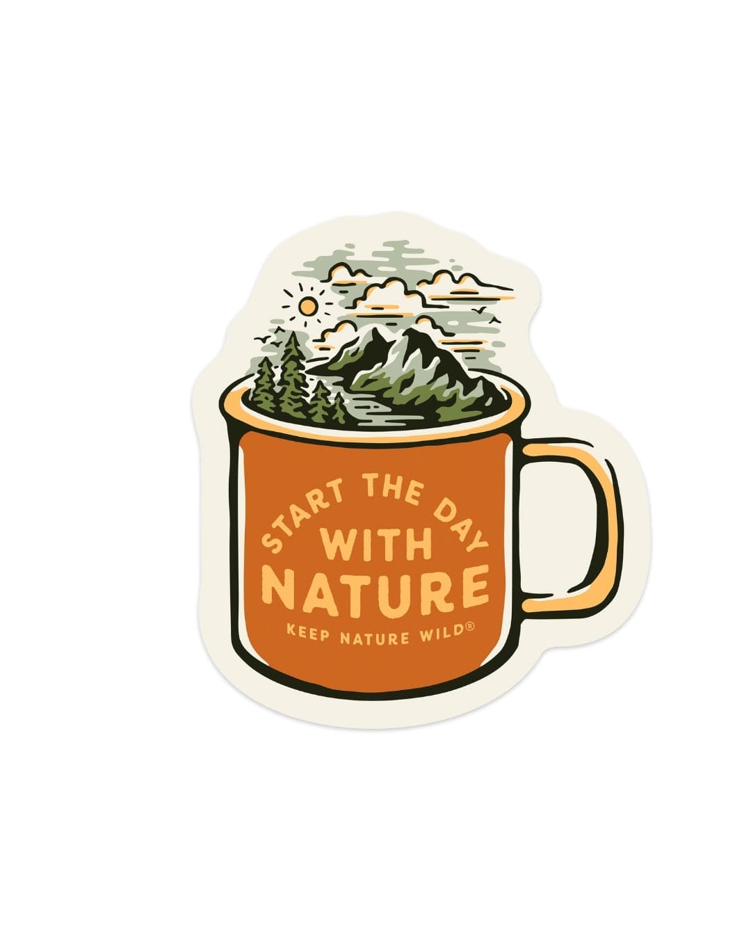 Keep Nature Wild Sticker Start With Nature | Sticker