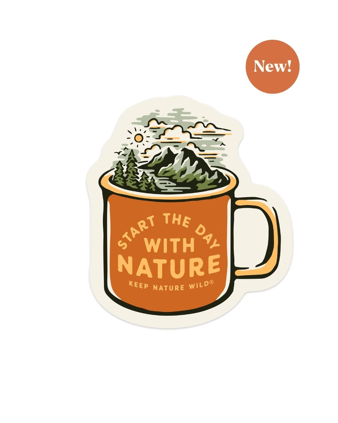 Keep Nature Wild Sticker Start With Nature | Sticker