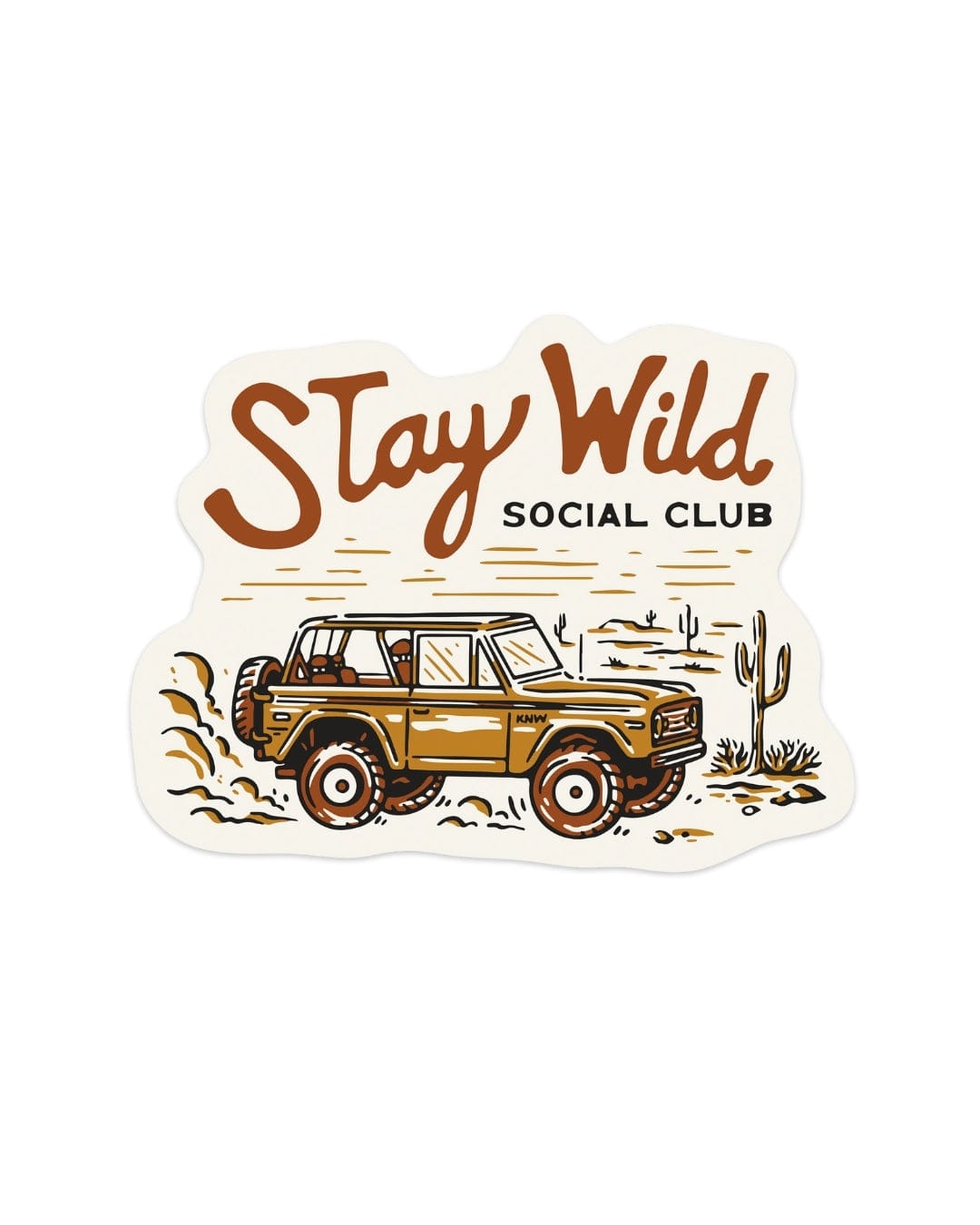 Keep Nature Wild Sticker Stay Wild Social Club | Sticker