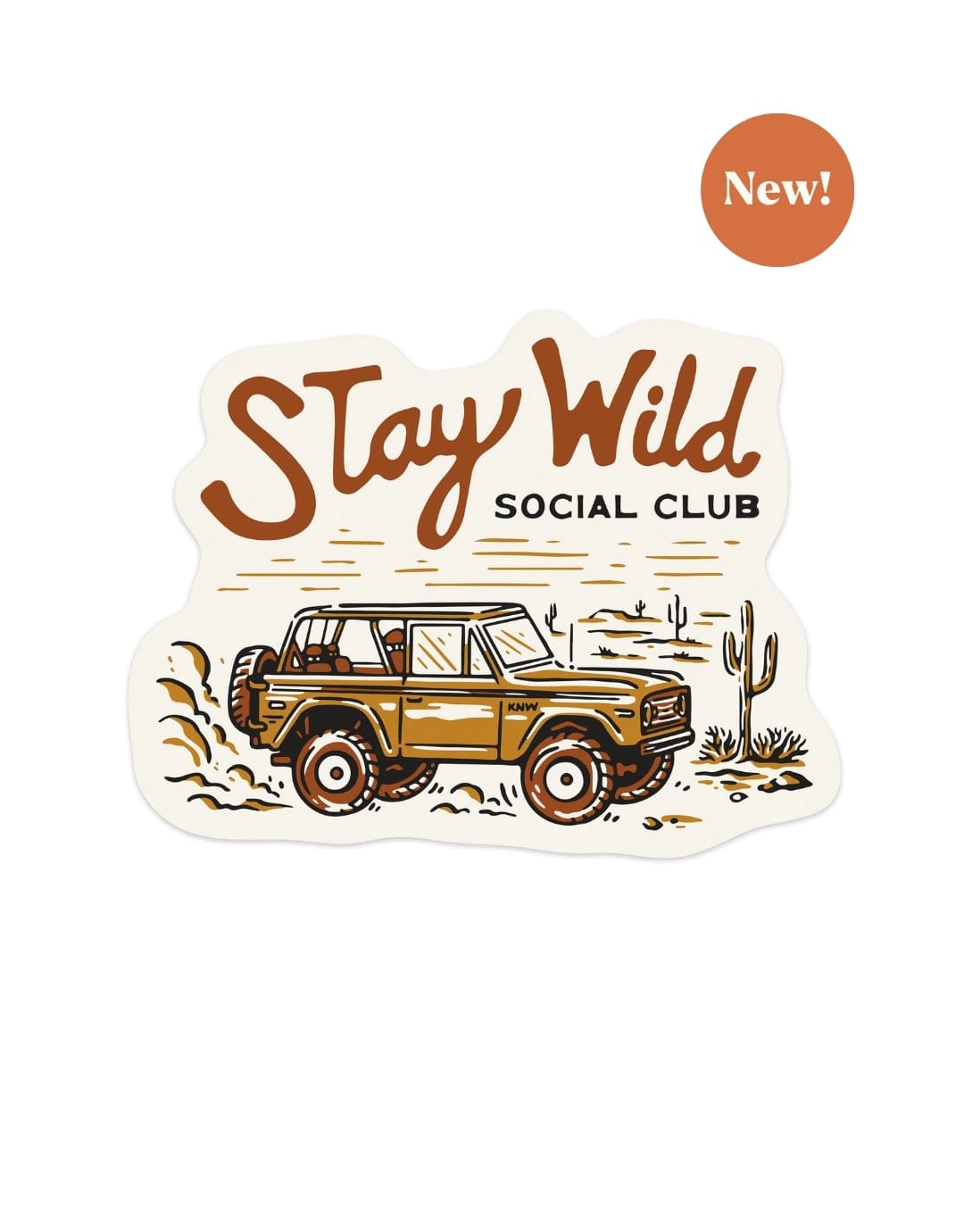 Keep Nature Wild Sticker Stay Wild Social Club | Sticker