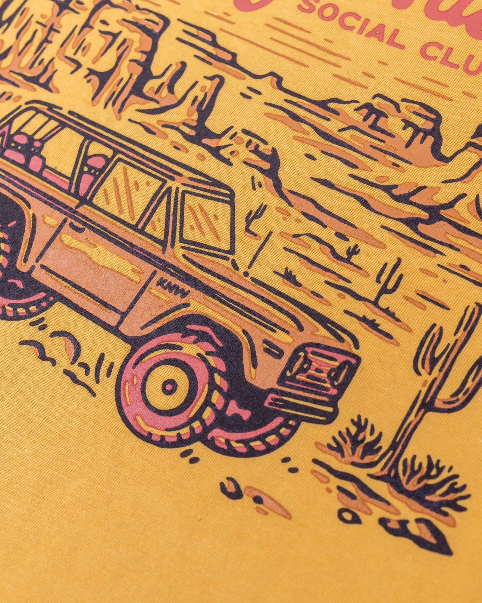 Keep Nature Wild Tee Stay Wild Social Club Unisex Tee | Mustard