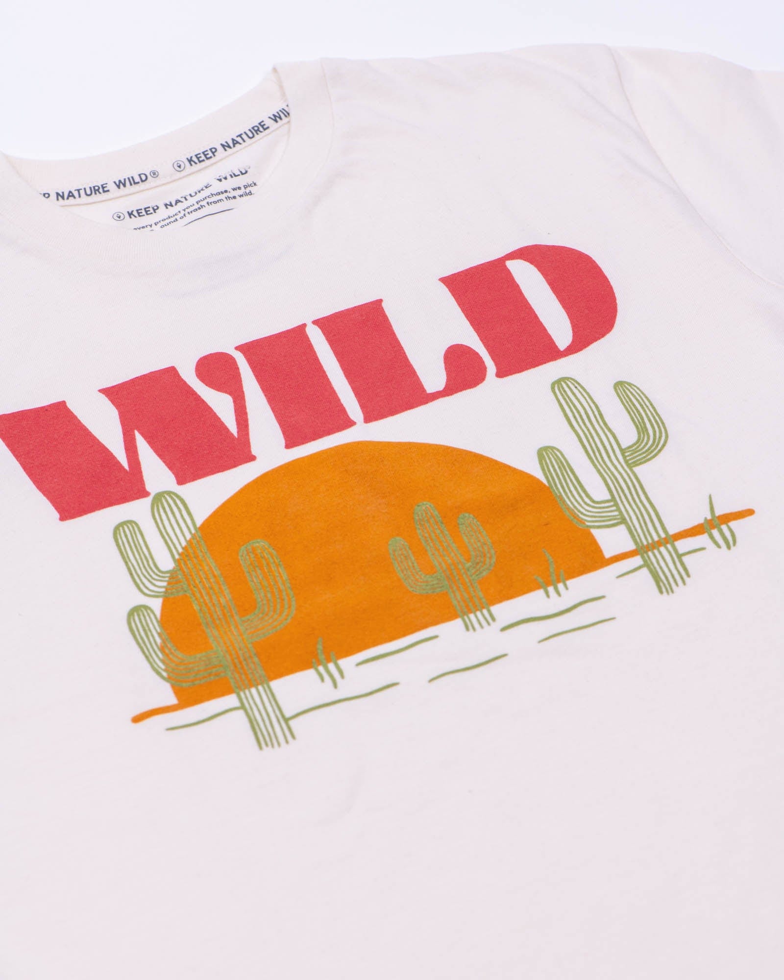 Keep Nature Wild Tee Sunset Chaser Unisex Tee | Natural