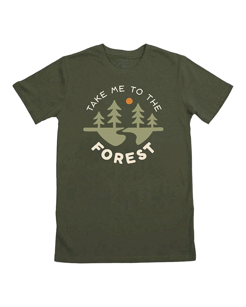 Keep Nature Wild Tee To the Forest Unisex Tee | Dark Olive