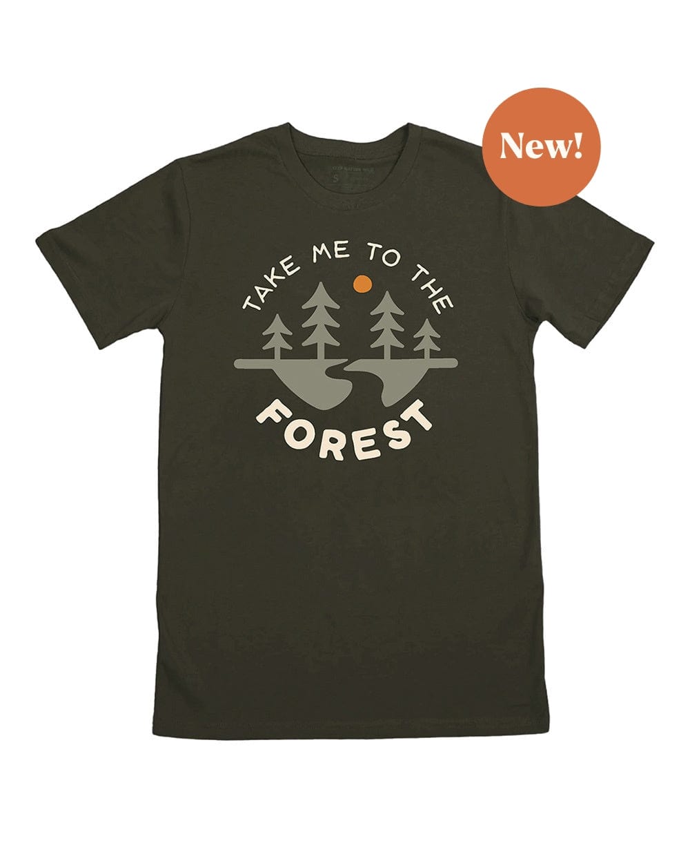 Keep Nature Wild Tee To the Forest Unisex Tee | Dark Olive