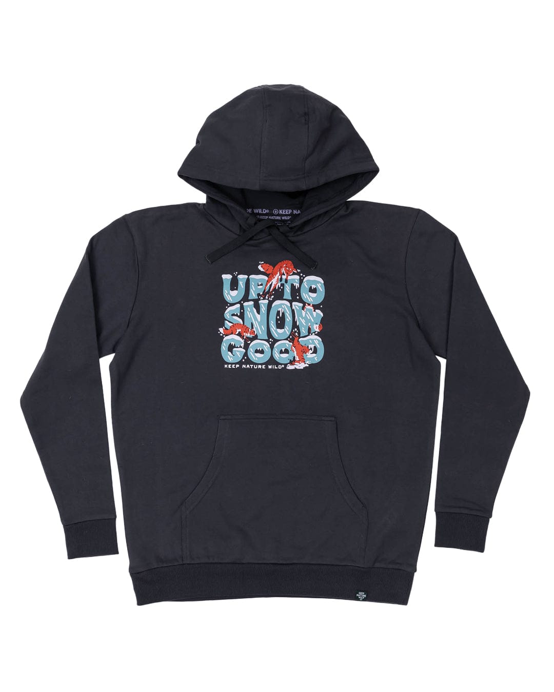 Keep Nature Wild Outerwear Up To Snow Good Pullover Hoodie | Coal