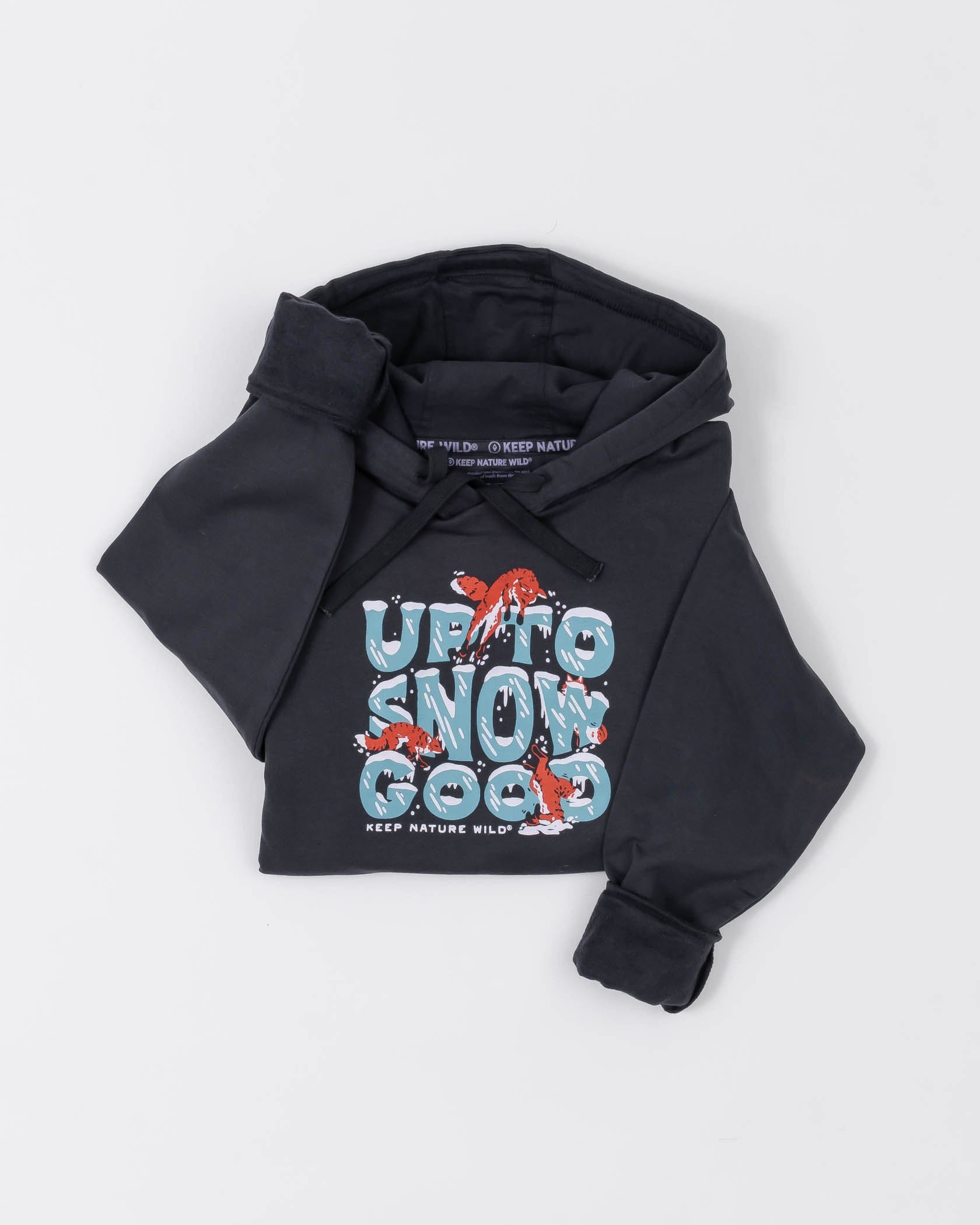 Keep Nature Wild Outerwear Up To Snow Good Pullover Hoodie | Coal